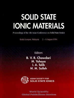 cover image of Solid State Ionic Materials--Proceedings of the 4th Asian Conference On Solid State Ionics